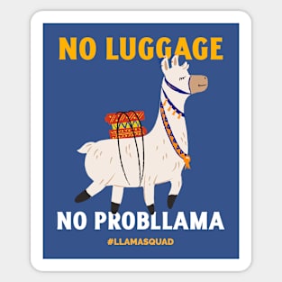 Funny Cute Llama Alpaca Travel Sticker